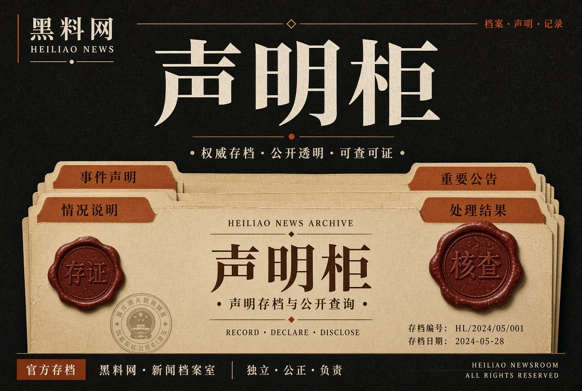 声明柜公开表达阅读